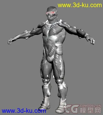 3D打印模型孤岛危机 纳米装战士的图片