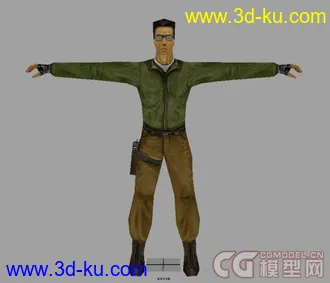 3D打印模型CS反恐精英 土匪老大 绿匪的图片