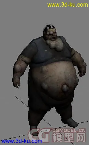 3D打印模型求生之路 胖子僵尸 BOOMER的图片