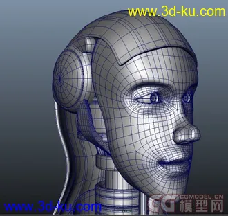 3D打印模型女仆人机器人影视角色的图片