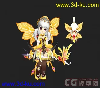 3D打印模型艾尔之光可爱萌宠和衣服的图片