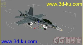 3D打印模型F-18战斗机的图片