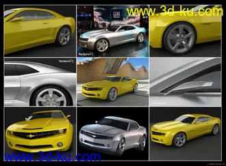 3D打印模型大黄蜂原型车--雪弗莱camaro 精模的图片