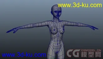 3D打印模型小萝莉，女体 自己做的和大家分享一下的图片