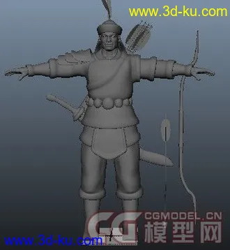 3D打印模型古代士兵，和大家分享一下，大家给点意见的图片