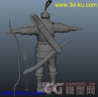 3D打印模型古代士兵，和大家分享一下，大家给点意见的图片