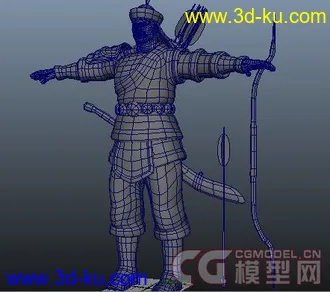 3D打印模型古代士兵，和大家分享一下，大家给点意见的图片