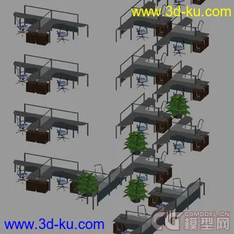 3D打印模型室内办公 超级好用哦的图片