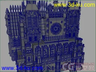 3D打印模型欧式建筑的图片