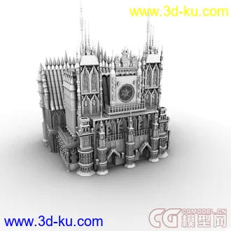 3D打印模型欧式建筑的图片