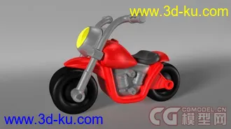 3D打印模型哈雷玩具摩托车的图片