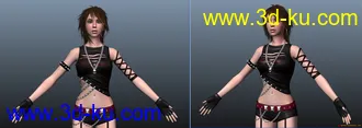 3D打印模型次世代女性角色的图片