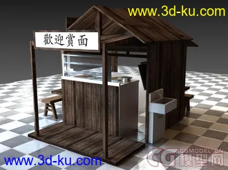 3D打印模型面摊的图片