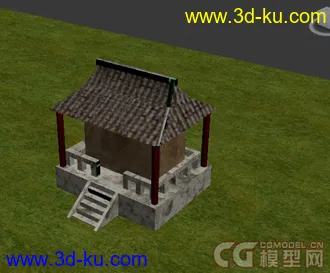 3D打印模型古代的房子的图片