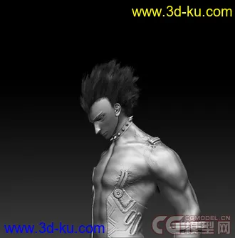 3D打印模型zb毛发尝试的图片