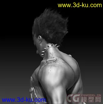 3D打印模型zb毛发尝试的图片