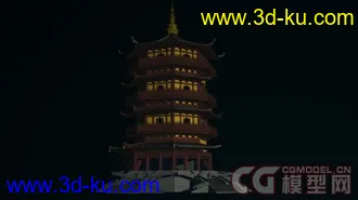 3D打印模型塔的图片