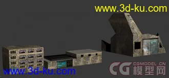 3D打印模型遗弃的房子的图片