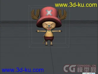 3D打印模型ps3海贼无双 乔巴各种的图片
