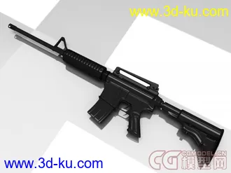3D打印模型m16枪的图片