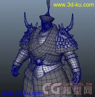 3D打印模型将军！上个士兵的模有朋友说不好所以又做个感觉还不错让大家看看的图片