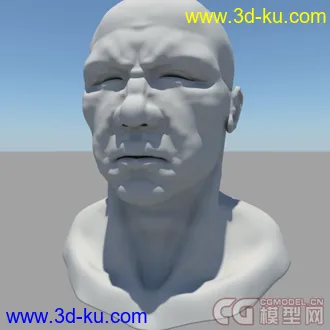模型_下载_凶悍的男人头的图片