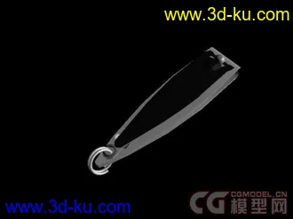 3D打印模型指甲剪一枚 呵呵的图片