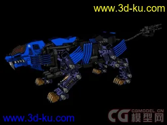 Shield Liger重装长牙狮模型下载的图片