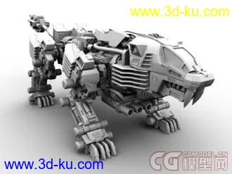 Shield Liger重装长牙狮模型下载的图片