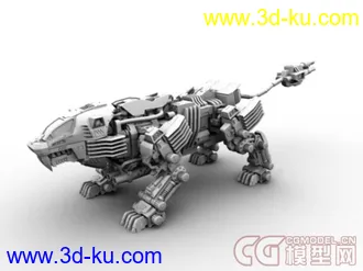 Shield Liger重装长牙狮模型下载的图片