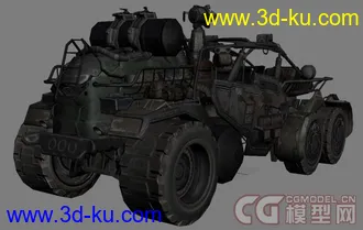 3D打印模型彪悍的次世代战车的图片