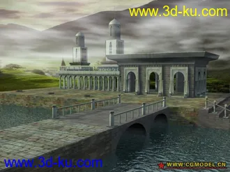 3D打印模型一个国外建筑场景....希望能和大家分享00请大家多多指教的图片
