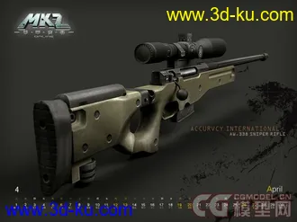 3D打印模型枪的图片