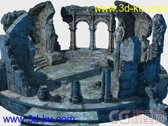 3D打印模型指环王场景（贴图全）的图片