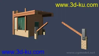 3D打印模型不错的场景！大门的图片