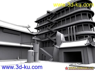 3D打印模型古代小楼的图片