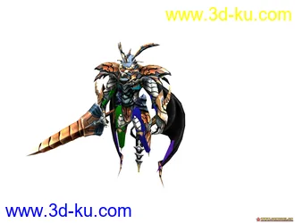 3D打印模型游戏BOSS全套动作的图片