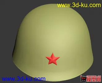 3D打印模型中国人民解放军79式钢盔的图片