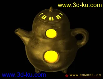 3D打印模型八卦壶的图片
