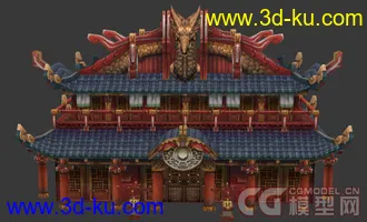 轩辕传奇建筑模型的图片