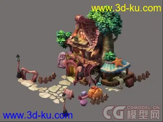 3D打印模型Q版 迪思尼（只有贴图）的图片