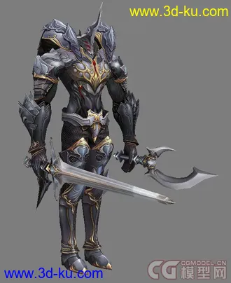 Divine Warrior 超帅气人物模型的图片