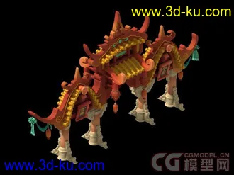 3D打印模型牌坊的图片