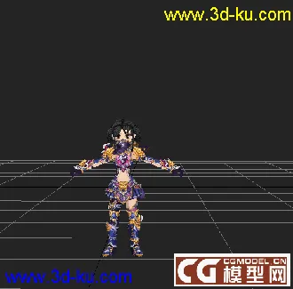 《热血江湖》女150级装备模型分享的图片