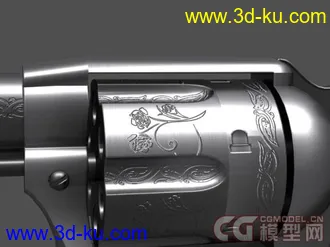 3D打印模型【美军左轮手枪】左轮手枪柯尔Revolver Colt Peacemaker的图片