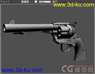 3D打印模型【美军左轮手枪】左轮手枪柯尔Revolver Colt Peacemaker的图片