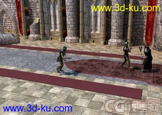 3D打印模型两个世界-城堡防御-多场景的图片