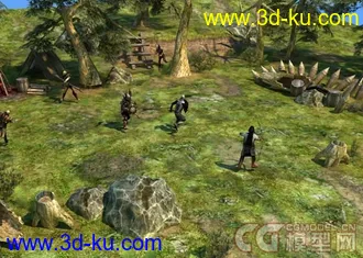 3D打印模型两个世界-城堡防御-多场景的图片