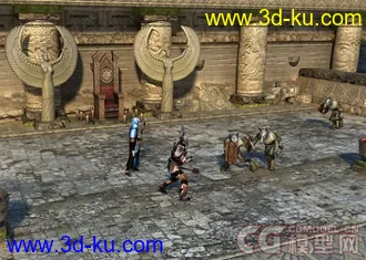 3D打印模型两个世界-城堡防御-多场景的图片