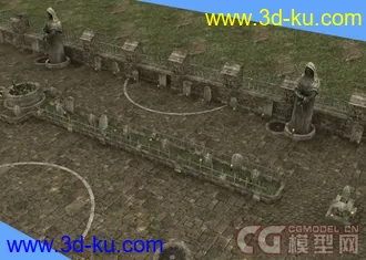 3D打印模型两个世界-城堡防御-多场景的图片